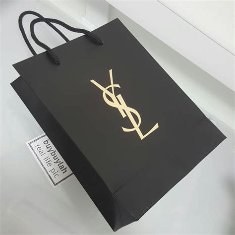 yves saint laurent paper bag
